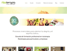 Tablet Screenshot of escueladerisoterapia.com